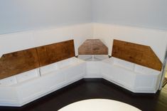 Maple Kitchen / Dining Benches With Storage And Back 3 small