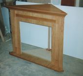 Custom Oak Mantel 2 small