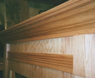 Custom Oak Mantel 4 small