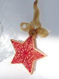 Wooden Christmas Ornaments 6 small