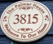 Custom Corian Address Sign 1 small