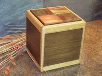 Wood Cremation Urn 1 small