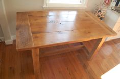 Reclamed Trestle Farm Table 1 small
