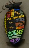 Etched Glass Pendant With Antique Mounting 1 small