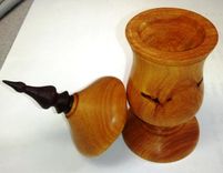 Osage Orange And Purpleheart Vessel 3 small