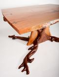 Hand Carved Tree Dining Table 2 small