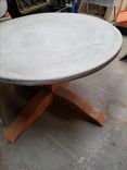 Concrete Top Round Pedestal Table 5 small