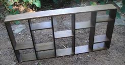 Bookcase Or Room Divider Custom Made With Solid Black Walnut 4 small