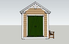 8x10 Victorian Garden Shed 1 small