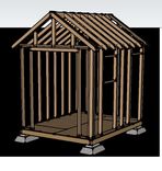 8x10 Victorian Garden Shed 3 small