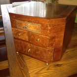 Lacewood Male/Female Jewelry Box 1 small