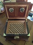 Walnut Burl Cigar Box 4 small