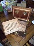 Walnut Burl Cigar Box 5 small