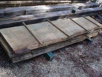 Rough Sawn Freshly Cut Older Lumber Slabs Wide Boards Some Live Edges! 3 small