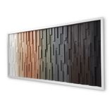 Modern Wood Wall Art Sculpture, Abstract Painting On Wood 1 small