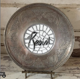 Broken China Mosaic Serving Tray - You Say The Word 5 small