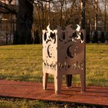 Witch Solid Steel Wood Burning Fire Pit 2 small