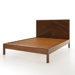 Wooden Bedframe + Headboard 2 small
