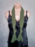 Deep Green Chiffon Scarf 4 small