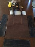 Leather & Suede Tote Bag 2 small