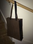 Leather & Suede Tote Bag 3 small
