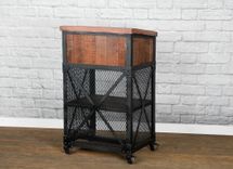 Vintage Industrial Host Stand, Modern Podium, Rustic Lectern, Greeter Station, Concierge Desk, 11 small