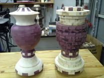Woodturned Table Lamp 2 small