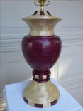Woodturned Table Lamp 5 small