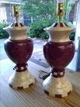 Woodturned Table Lamp 1 small