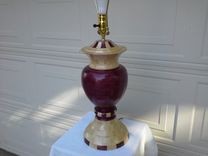 Woodturned Table Lamp 4 small