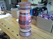Woodturned Table Lamp 3 small