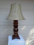 Woodturned Table Lamp 4 small