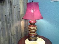 Woodturned Table Lamp 1 small