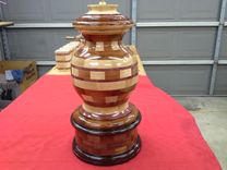 Woodturned Table Lamp 4 small