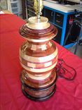 Woodturned Table Lamp 3 small