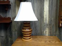 Woodturned Table Lamp 1 small