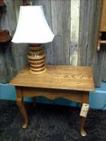 Woodturned Table Lamp 2 small