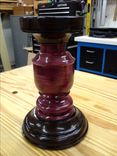 Woodturned Segmented Candle Holders 6 small