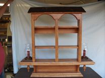 Handmade Wall Hanging Curio Cabinet 3 small