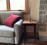 Shaker Inspired End Table In Walnut 4 small