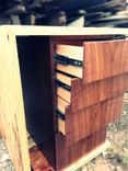 Modern Cantilever Walnut And Pine Desk 3 small