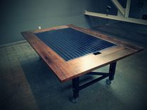 Solar Panel Oak Conference Table 5 small