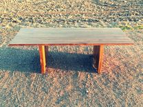 Rustic Beech Plank Dining Table 2 small