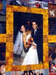 Example Of The Family Photographs Art Quilt With Horiz.& Vert. Photos 2 small