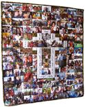 Custom Made Photo Quilt Using Mixed Horiz & Vert Photos 1 small