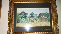 Pastel Paintings, Art On Vase 3 small