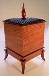 Bubinga, Wenge, And Bloodwood Specitalty Box / Urn 2 small
