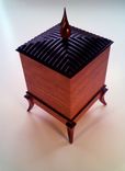 Bubinga, Wenge, And Bloodwood Specitalty Box / Urn 4 small