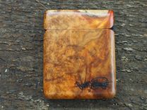 Wood Wallet And Business Card Case 5 small