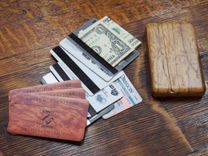 Wood Wallet And Business Card Holder 5 small